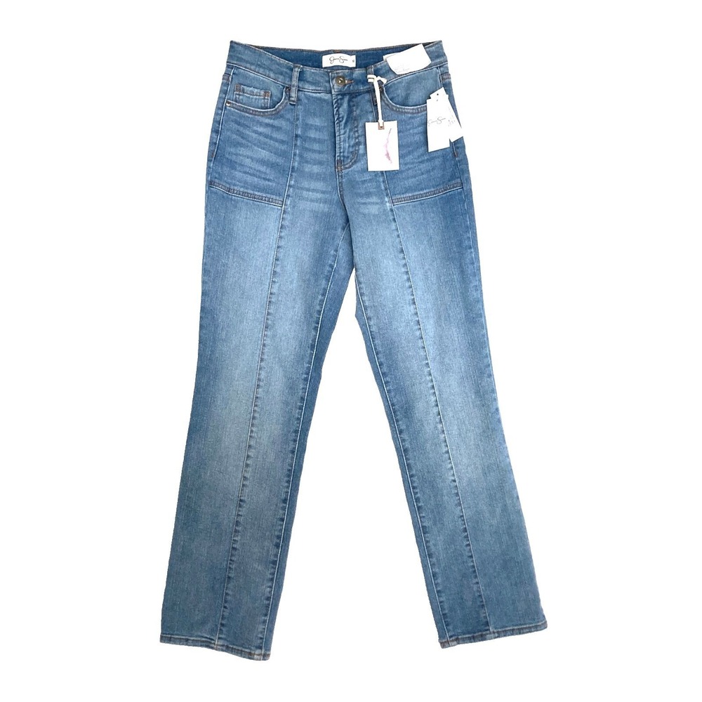 Jessica Simpson Flirt Straight Boot Stretch Denim Jeans Womens 25 29x29 NWT$90